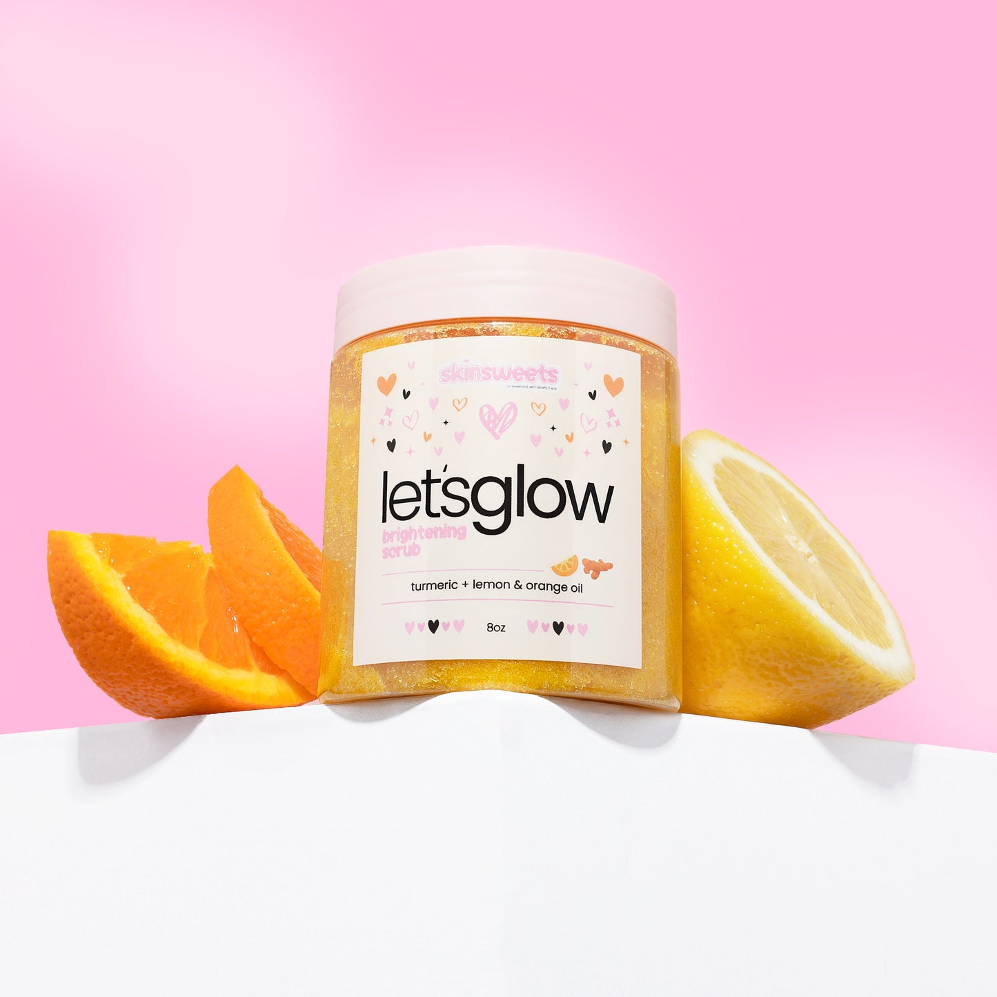 let's glow brightening scrub